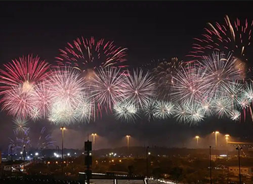 仙居县焰火晚会